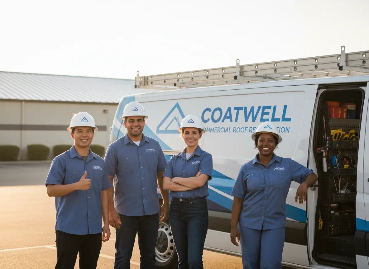 Commercial roof coating company in Cypress, IL